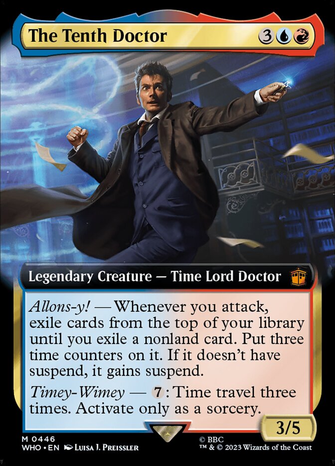 The Tenth Doctor 446 (Universes Beyond: Doctor Who)  - Foil | Good Games Adelaide SA
