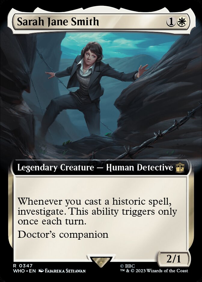 Sarah Jane Smith 347 (Universes Beyond: Doctor Who)  - Foil | Good Games Adelaide SA