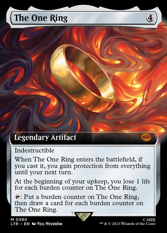 The One Ring 380 (Universes Beyond: The Lord of the Rings: Tales of Middle-earth)  - Extended Art Foil | Good Games Adelaide SA