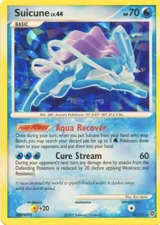 Suicune 019/132 (Miscellaneous Cards & Products)  - Cracked Ice Holofoil | Good Games Adelaide SA