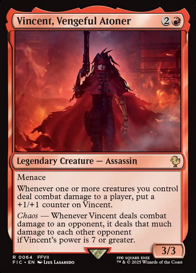 Vincent, Vengeful Atoner 64 (Commander: FINAL FANTASY)  | Good Games Adelaide SA