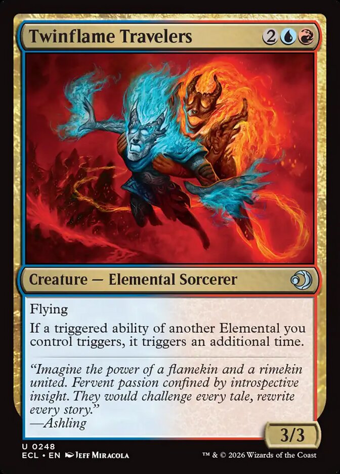 Twinflame Travelers 248 (Lorwyn Eclipsed)  - Foil | Good Games Adelaide SA