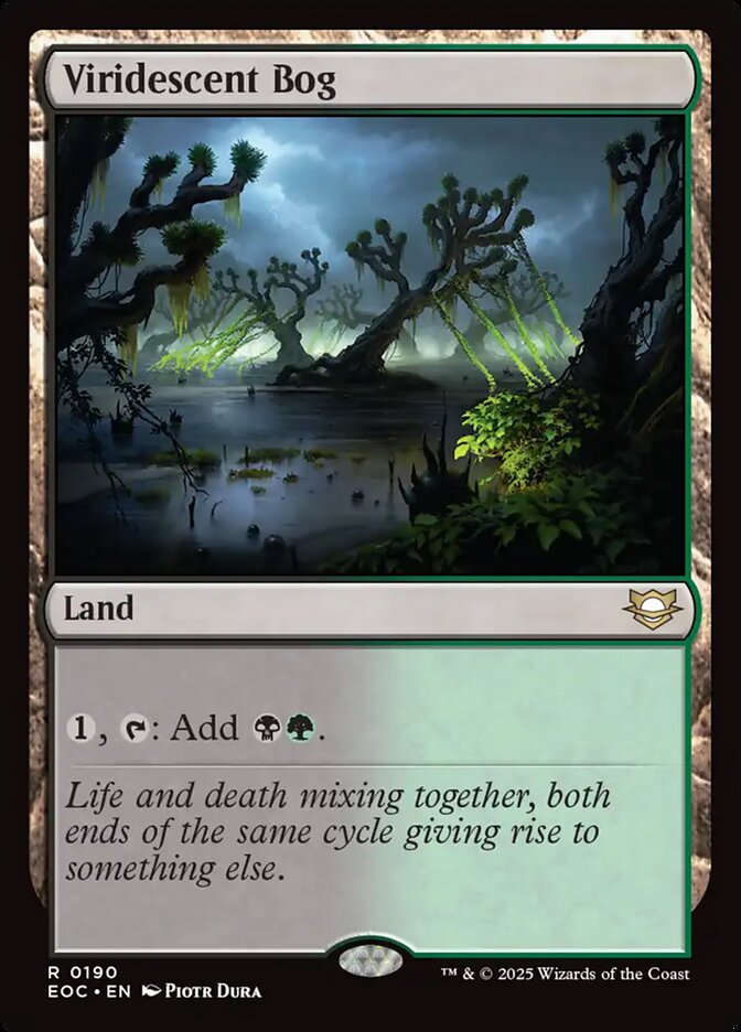 Viridescent Bog 190 (Commander: Edge of Eternities)  | Good Games Adelaide SA