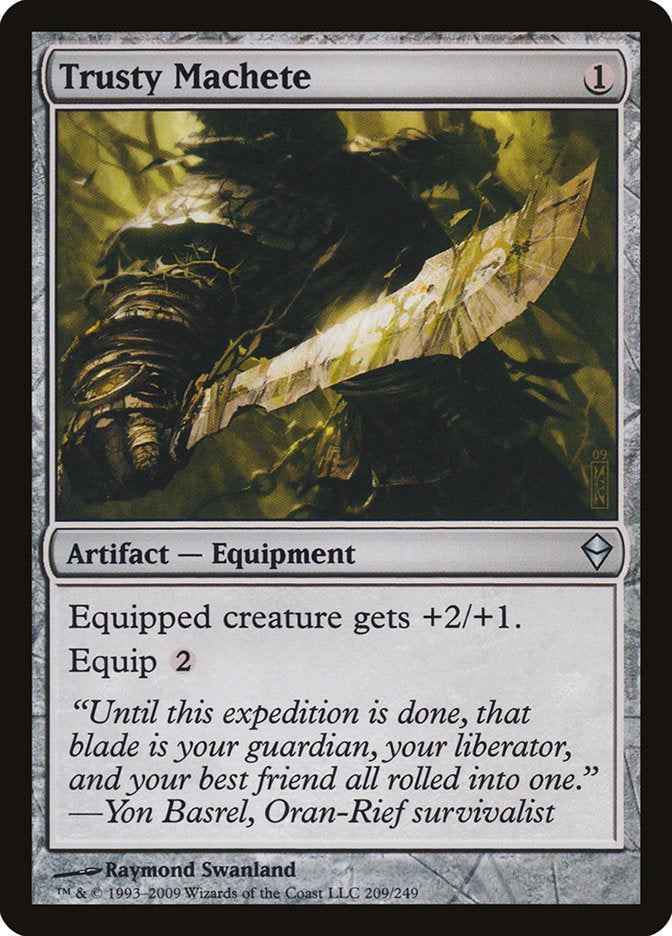 Trusty Machete 209 (Zendikar)  | Good Games Adelaide SA