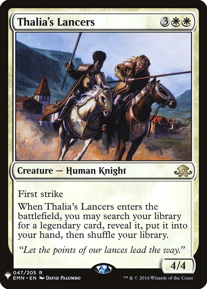 Thalias Lancers 047/205 (The List Reprints)  | Good Games Adelaide SA