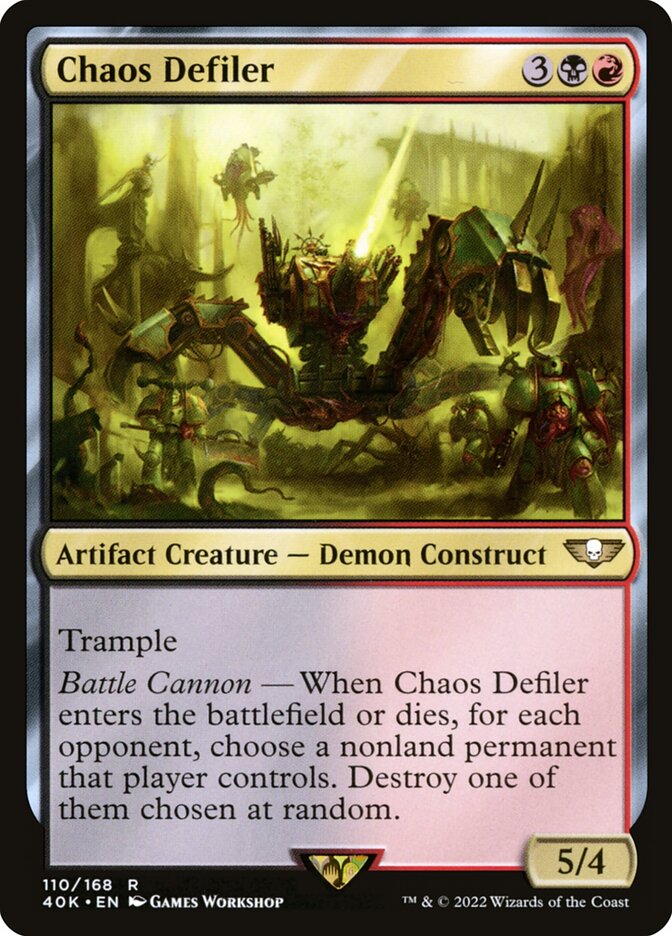 Chaos Defiler 110 (Universes Beyond: Warhammer 40,000)  | Good Games Adelaide SA