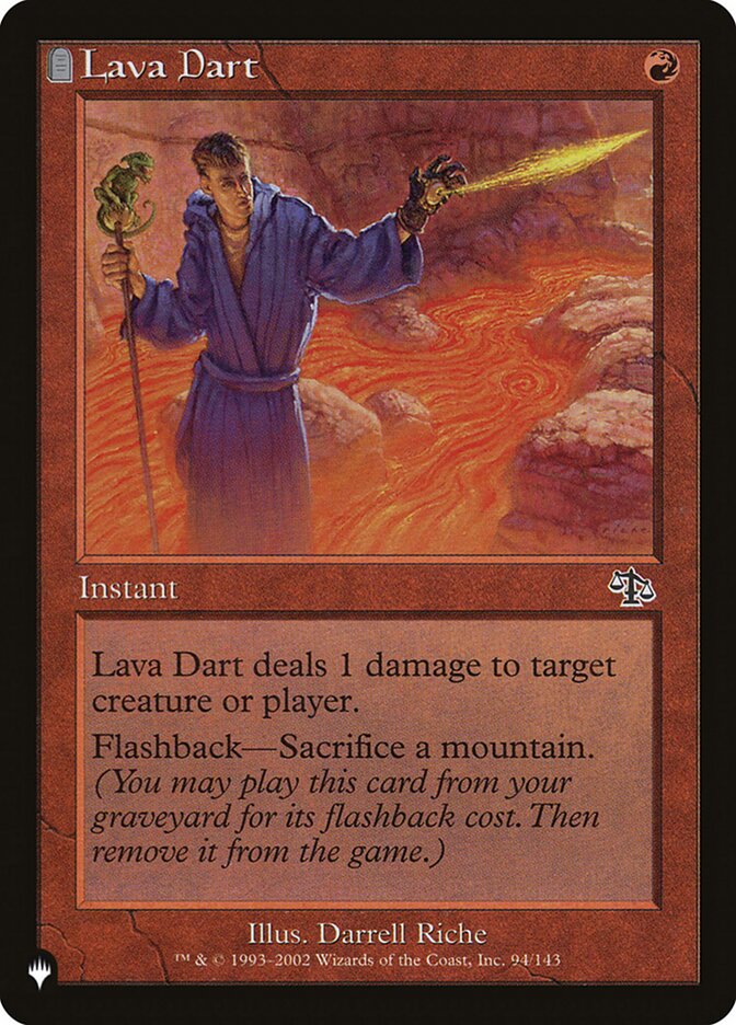 Lava Dart 94/143 (The List Reprints)  | Good Games Adelaide SA