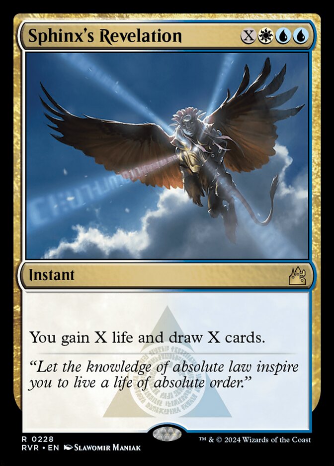 Sphinx's Revelation 228 (Ravnica Remastered)  - Foil | Good Games Adelaide SA