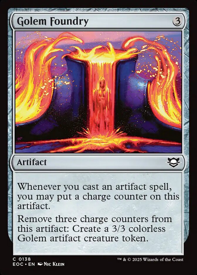 Golem Foundry 138 (Commander: Edge of Eternities)  | Good Games Adelaide SA