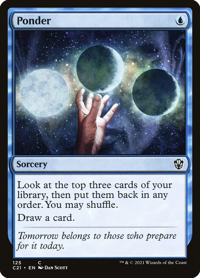 Ponder 125 (Commander 2021)  | Good Games Adelaide SA