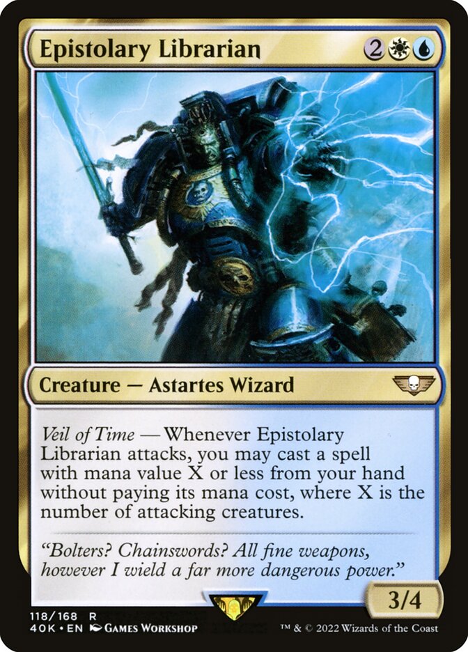 Epistolary Librarian 118 (Universes Beyond: Warhammer 40,000)  | Good Games Adelaide SA