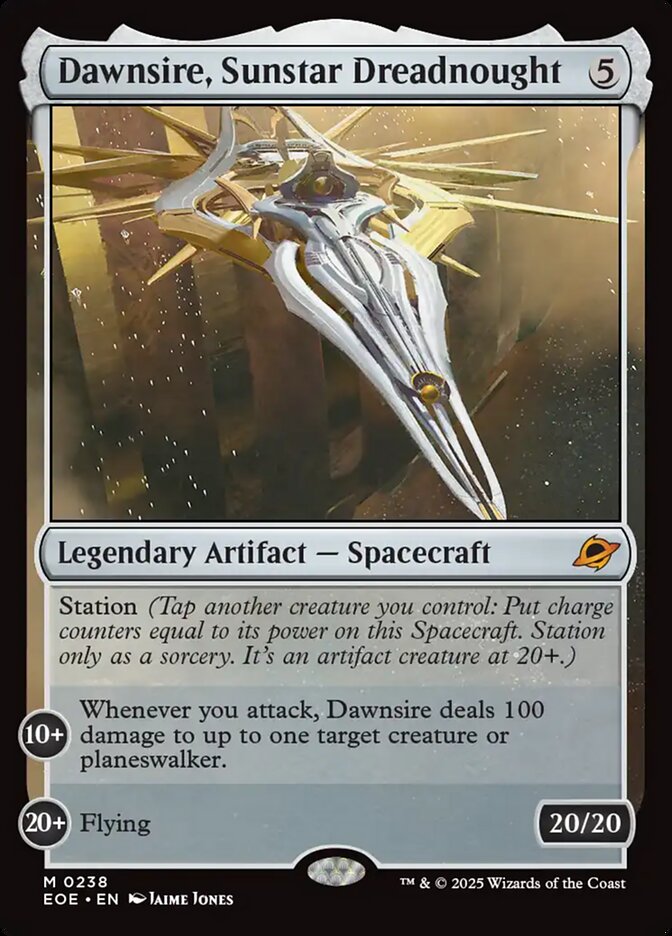 Dawnsire, Sunstar Dreadnought 238 (Edge of Eternities)  | Good Games Adelaide SA