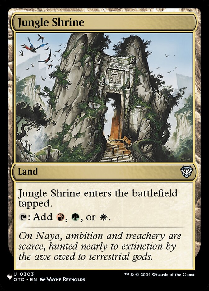 Jungle Shrine OTC 303 (The List Reprints)  | Good Games Adelaide SA