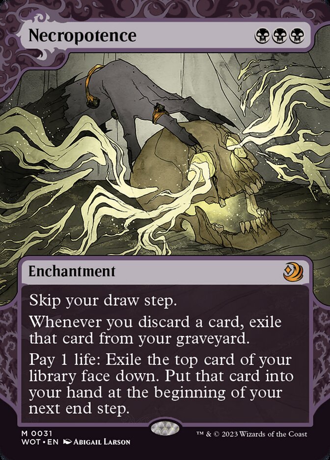 Necropotence 31 (Wilds of Eldraine: Enchanting Tales)  - Foil | Good Games Adelaide SA