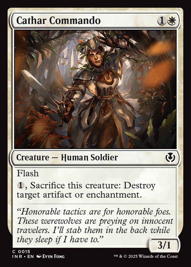 Cathar Commando 15 (Innistrad Remastered)  - Foil | Good Games Adelaide SA