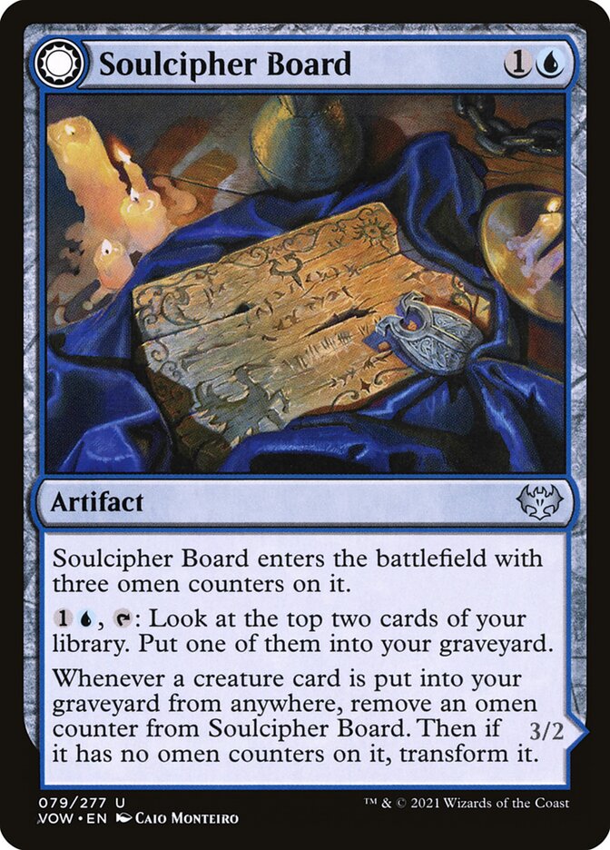 Soulcipher Board // Cipherbound Spirit 79 (Innistrad: Crimson Vow)  - Foil | Good Games Adelaide SA