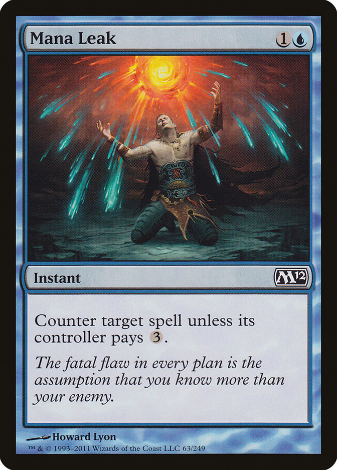 Mana Leak 63 (Magic 2012 (M12))  - Foil | Good Games Adelaide SA