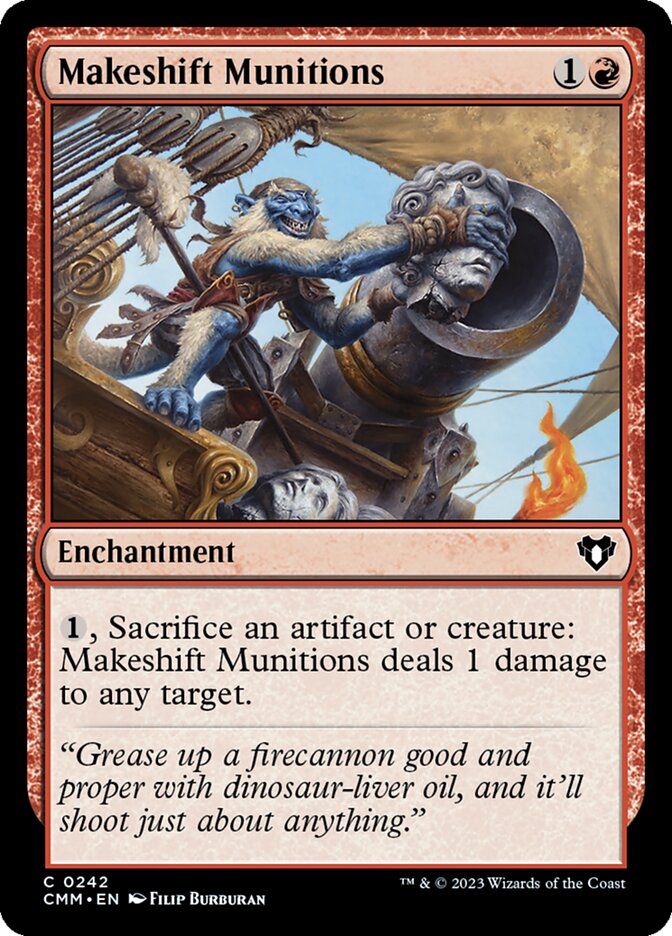 Makeshift Munitions 242 (Commander Masters)  - Foil | Good Games Adelaide SA