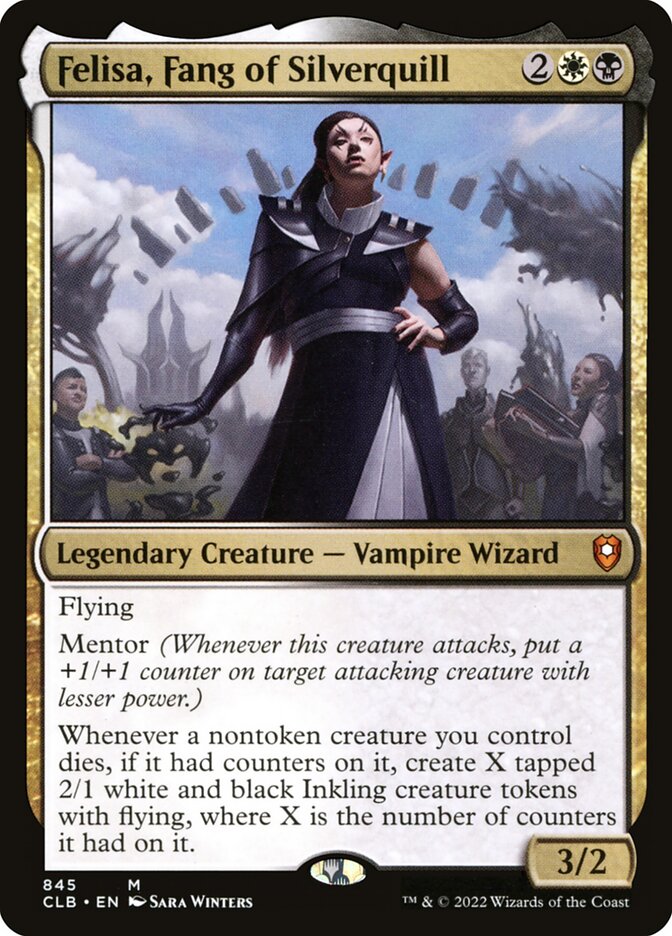 Felisa, Fang of Silverquill 845 (Commander Legends: Battle for Baldur's Gate)  | Good Games Adelaide SA