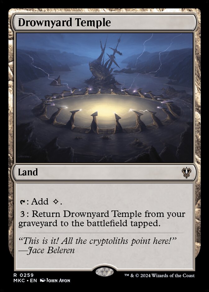 Drownyard Temple 259 (Commander: Murders at Karlov Manor) 