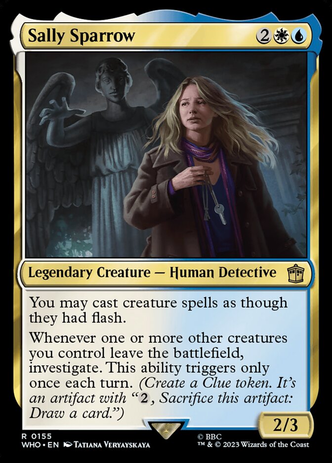 Sally Sparrow 155 (Universes Beyond: Doctor Who)  | Good Games Adelaide SA