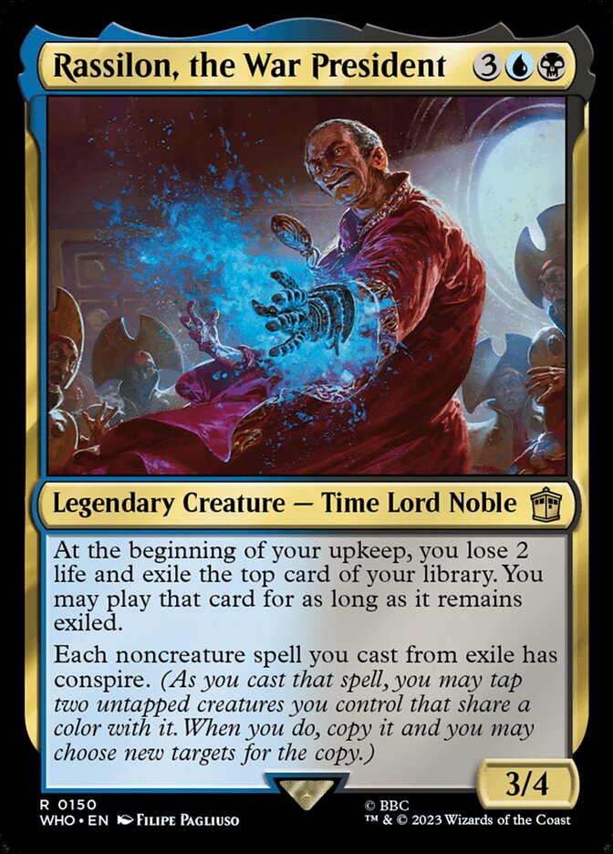 Rassilon, the War President 150 (Universes Beyond: Doctor Who)  - Foil | Good Games Adelaide SA