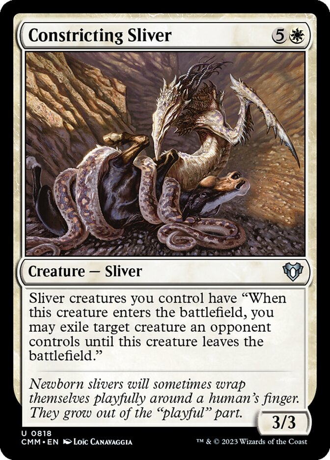 Constricting Sliver 818 (Commander Masters)  | Good Games Adelaide SA