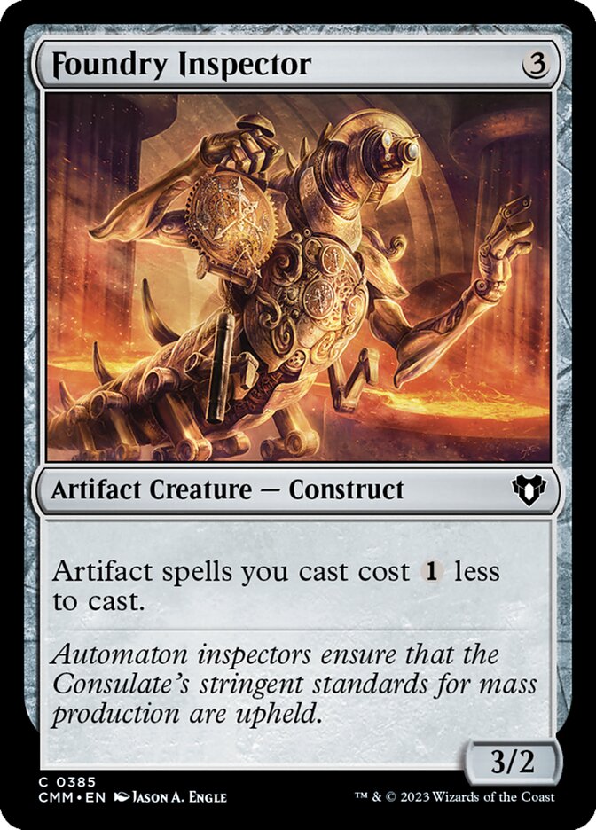 Foundry Inspector 385 (Commander Masters)  - Foil | Good Games Adelaide SA
