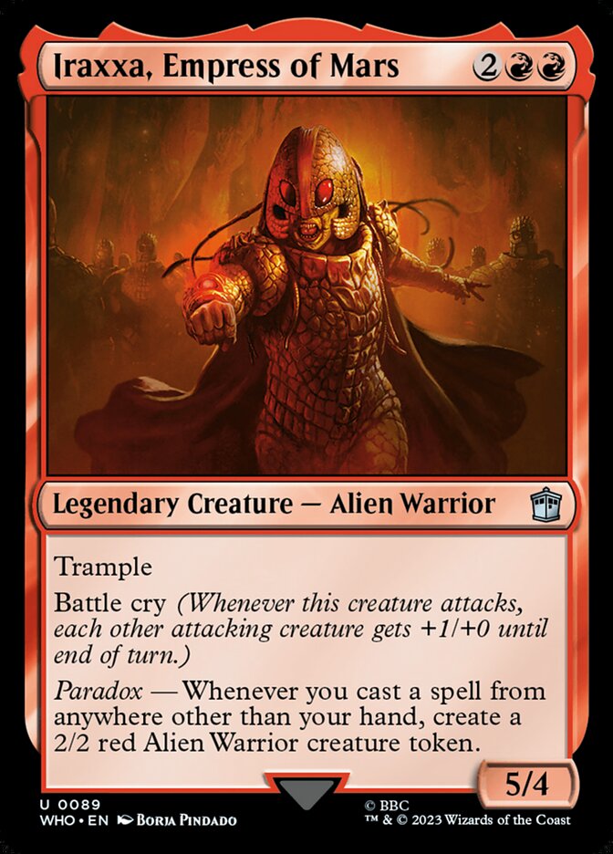 Iraxxa, Empress of Mars 89 (Universes Beyond: Doctor Who)  - Foil | Good Games Adelaide SA