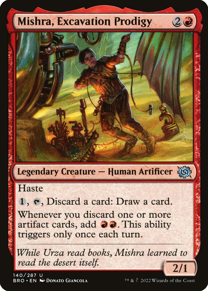 Mishra, Excavation Prodigy 140 (The Brothers' War)  | Good Games Adelaide SA