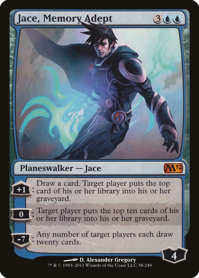 Jace, Memory Adept 58 (Magic 2012 (M12))  - Foil | Good Games Adelaide SA