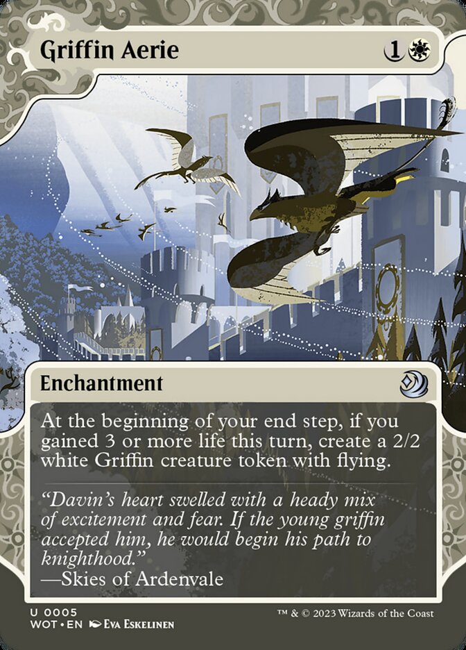 Griffin Aerie 5 (Wilds of Eldraine: Enchanting Tales)  - Foil | Good Games Adelaide SA