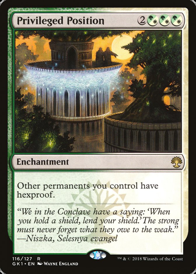 Privileged Position 116 (Guilds of Ravnica: Guild Kits)  | Good Games Adelaide SA