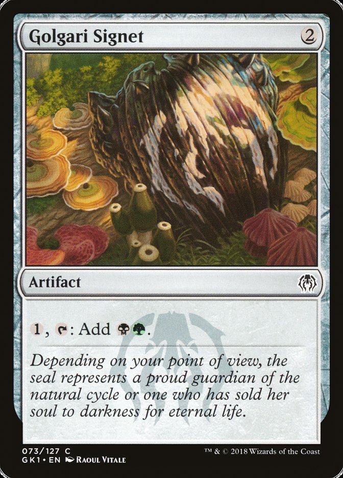 Golgari Signet 73 (Guilds of Ravnica: Guild Kits)  | Good Games Adelaide SA
