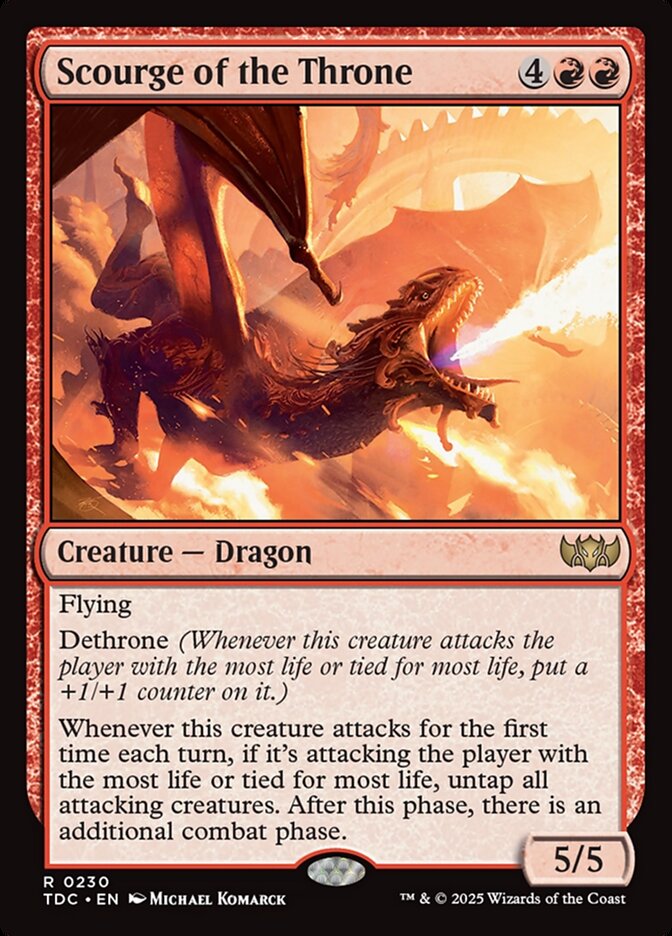 Scourge of the Throne 230 (Commander: Tarkir: Dragonstorm)  | Good Games Adelaide SA