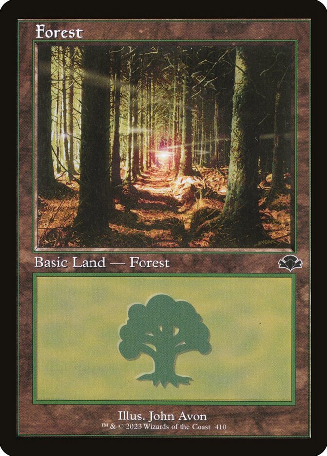Forest 410 (Dominaria Remastered)  - Retro Foil | Good Games Adelaide SA