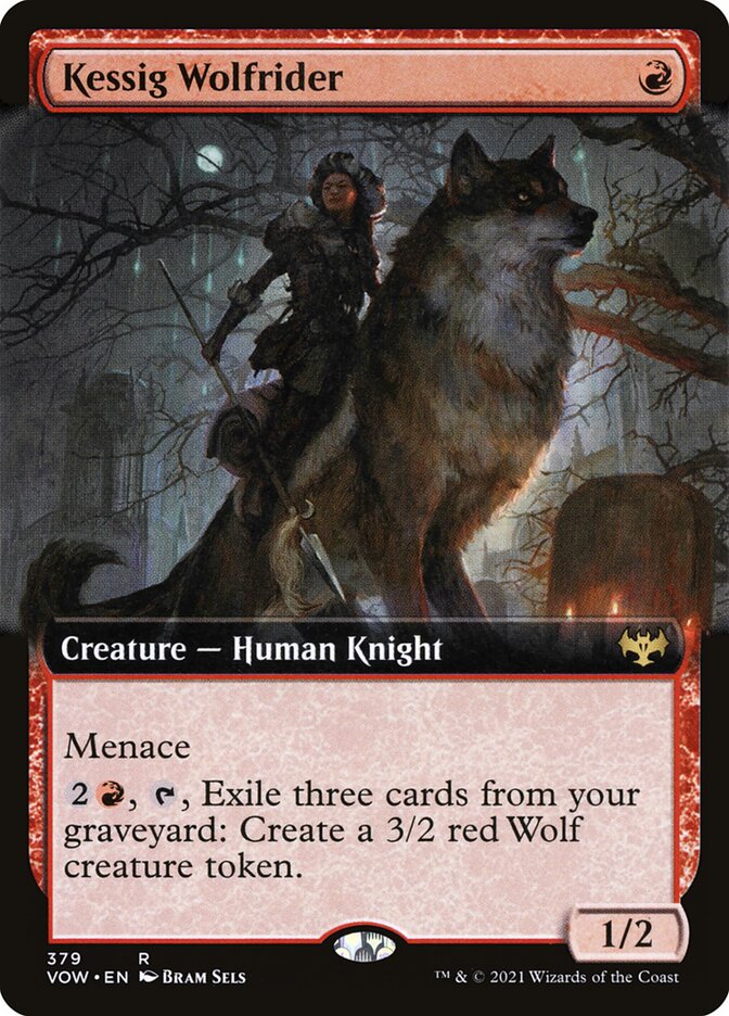 Kessig Wolfrider 379 (Innistrad: Crimson Vow)  - Foil | Good Games Adelaide SA