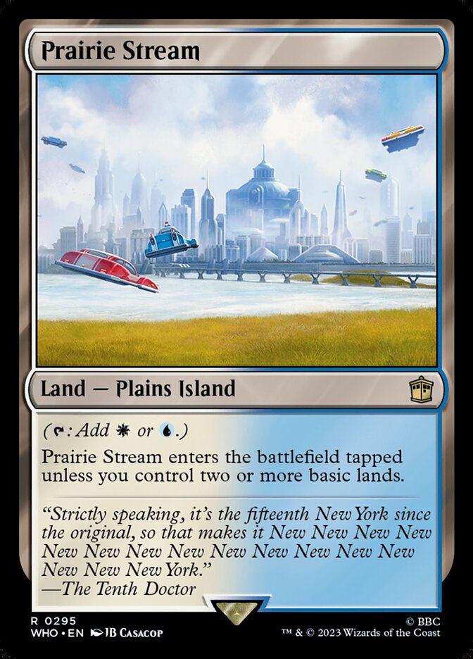 Prairie Stream 295 (Universes Beyond: Doctor Who)  - Foil | Good Games Adelaide SA
