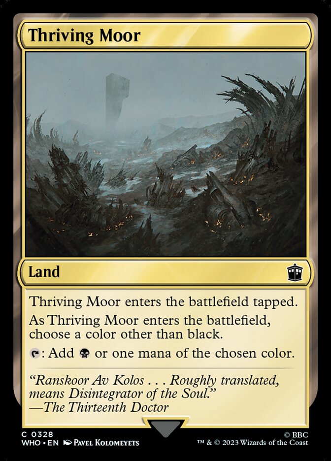 Thriving Moor 328 (Universes Beyond: Doctor Who)  | Good Games Adelaide SA