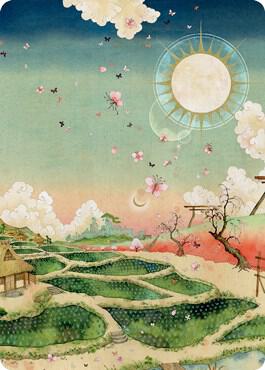Plains 293 Art Card 79 81 79 (Art Series: Kamigawa: Neon Dynasty)  | Good Games Adelaide SA
