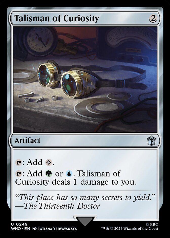 Talisman of Curiosity 249 (Universes Beyond: Doctor Who)  | Good Games Adelaide SA