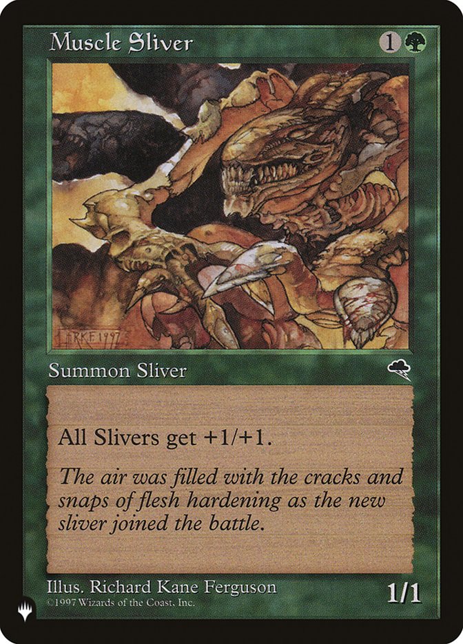 Muscle Sliver  (The List Reprints)  | Good Games Adelaide SA