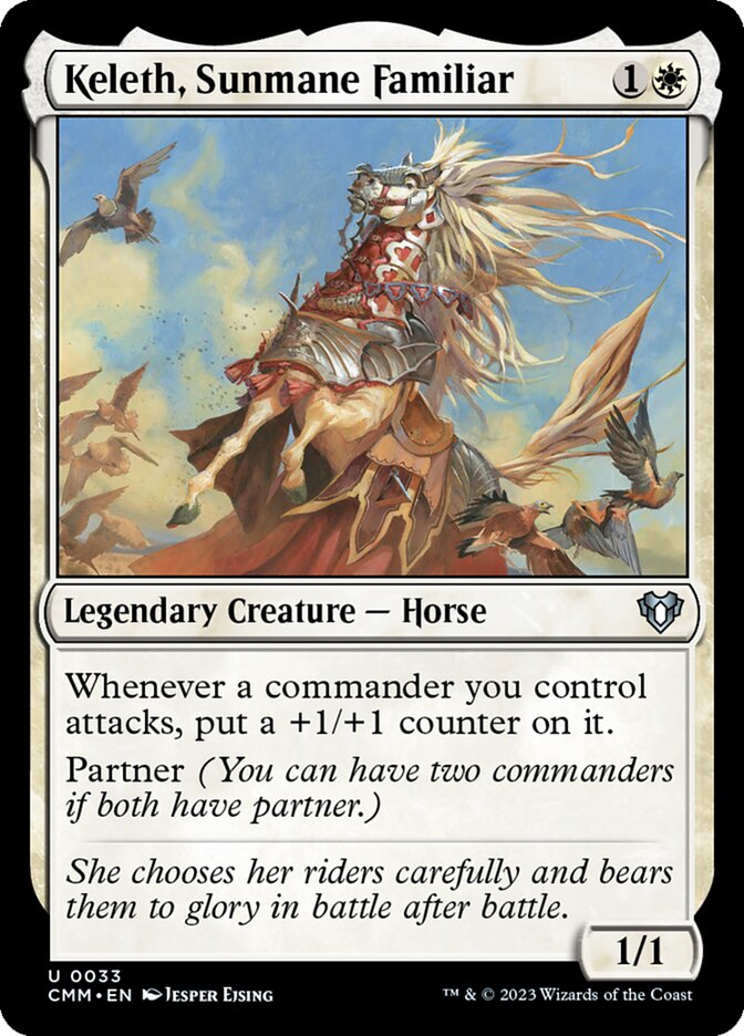 Keleth, Sunmane Familiar 33 (Commander Masters)  | Good Games Adelaide SA