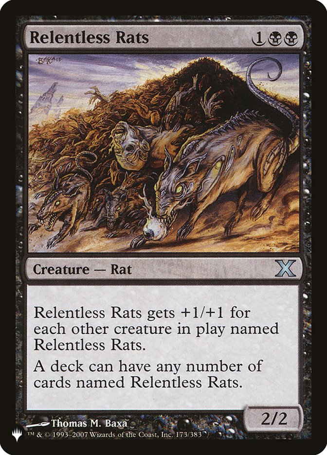 Relentless Rats 173/383 (The List Reprints)  | Good Games Adelaide SA