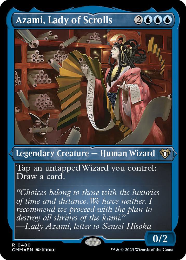 Azami, Lady of Scrolls 480 (Commander Masters)  - Foil | Good Games Adelaide SA