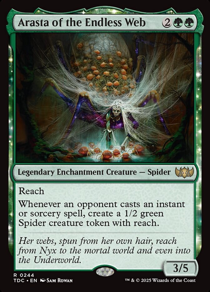 Arasta of the Endless Web 244 (Commander: Tarkir: Dragonstorm)  | Good Games Adelaide SA