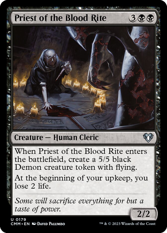 Priest of the Blood Rite 179 (Commander Masters)  | Good Games Adelaide SA
