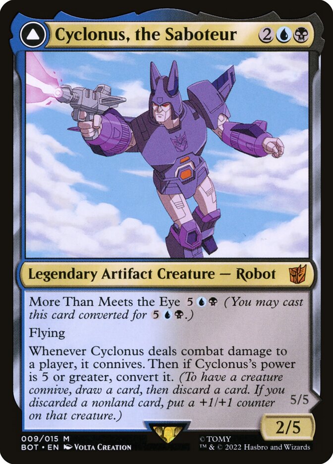 Cyclonus, the Saboteur // Cyclonus, Cybertronian Fighter 9 (Universes Beyond: Transformers)  | Good Games Adelaide SA