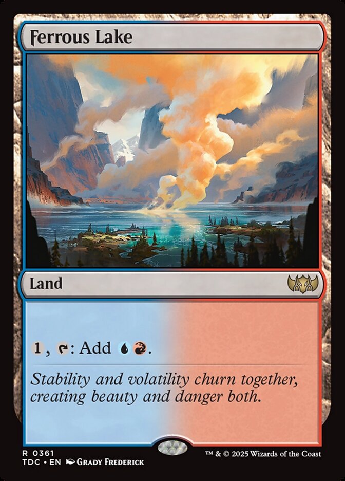 Ferrous Lake 361 (Commander: Tarkir: Dragonstorm)  | Good Games Adelaide SA