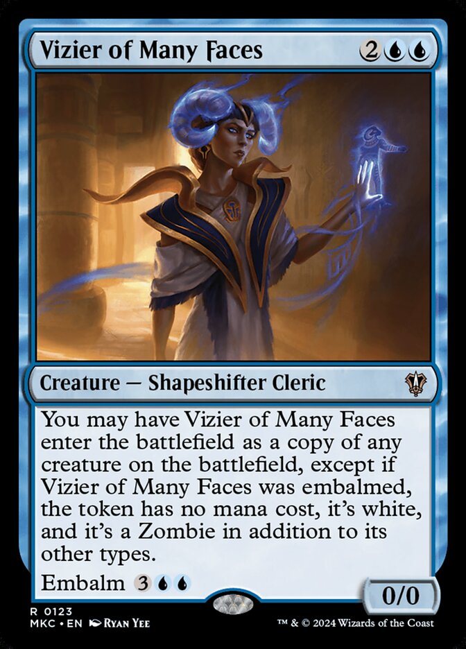 Vizier of Many Faces 123 (Commander: Murders at Karlov Manor)  | Good Games Adelaide SA